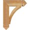 Ekena Millwork Thorton Arts & Crafts Rough Sawn Bracket, Western Red Cedar, 4"W x 16"D x 20"H BKT04X16X20THR03RWR - alternate 3